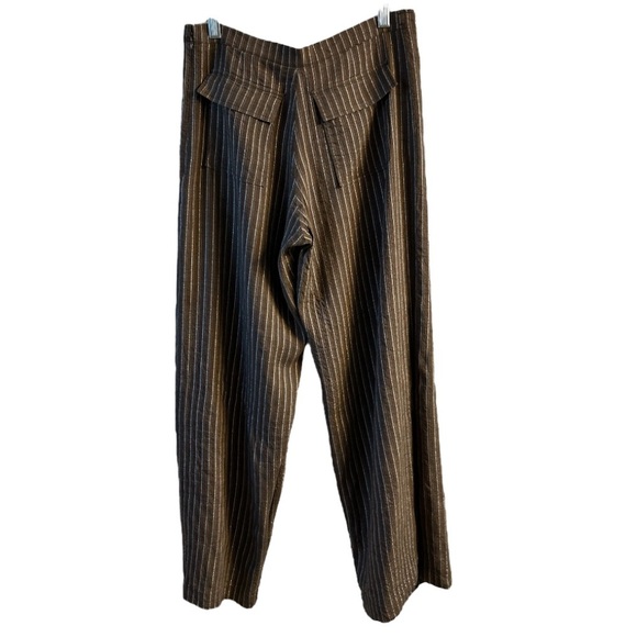 Burberry London linen blend wide leg trousers - Picture 3 of 8